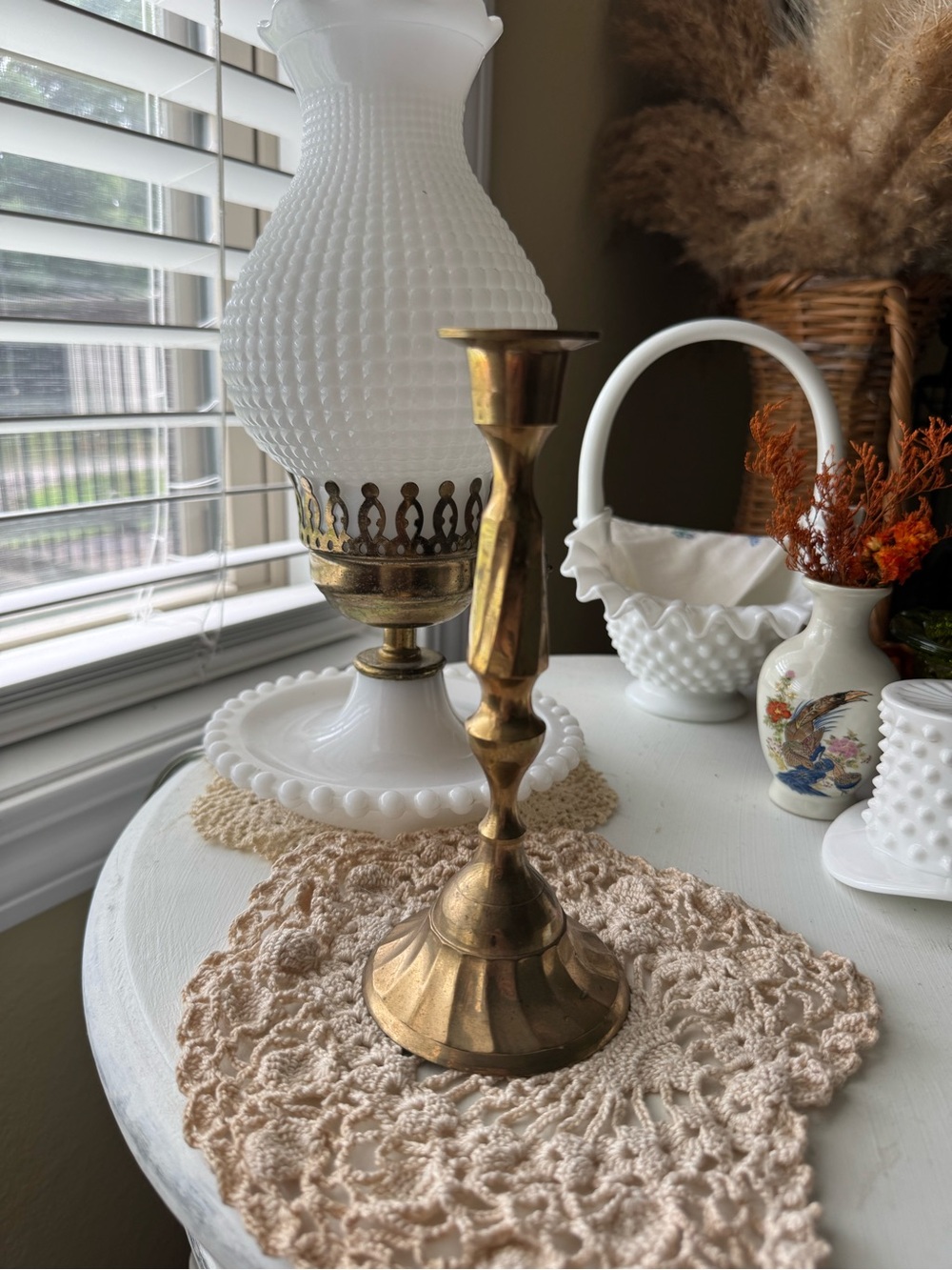 Vintage Brass Candlestick Holder - Brass Finish